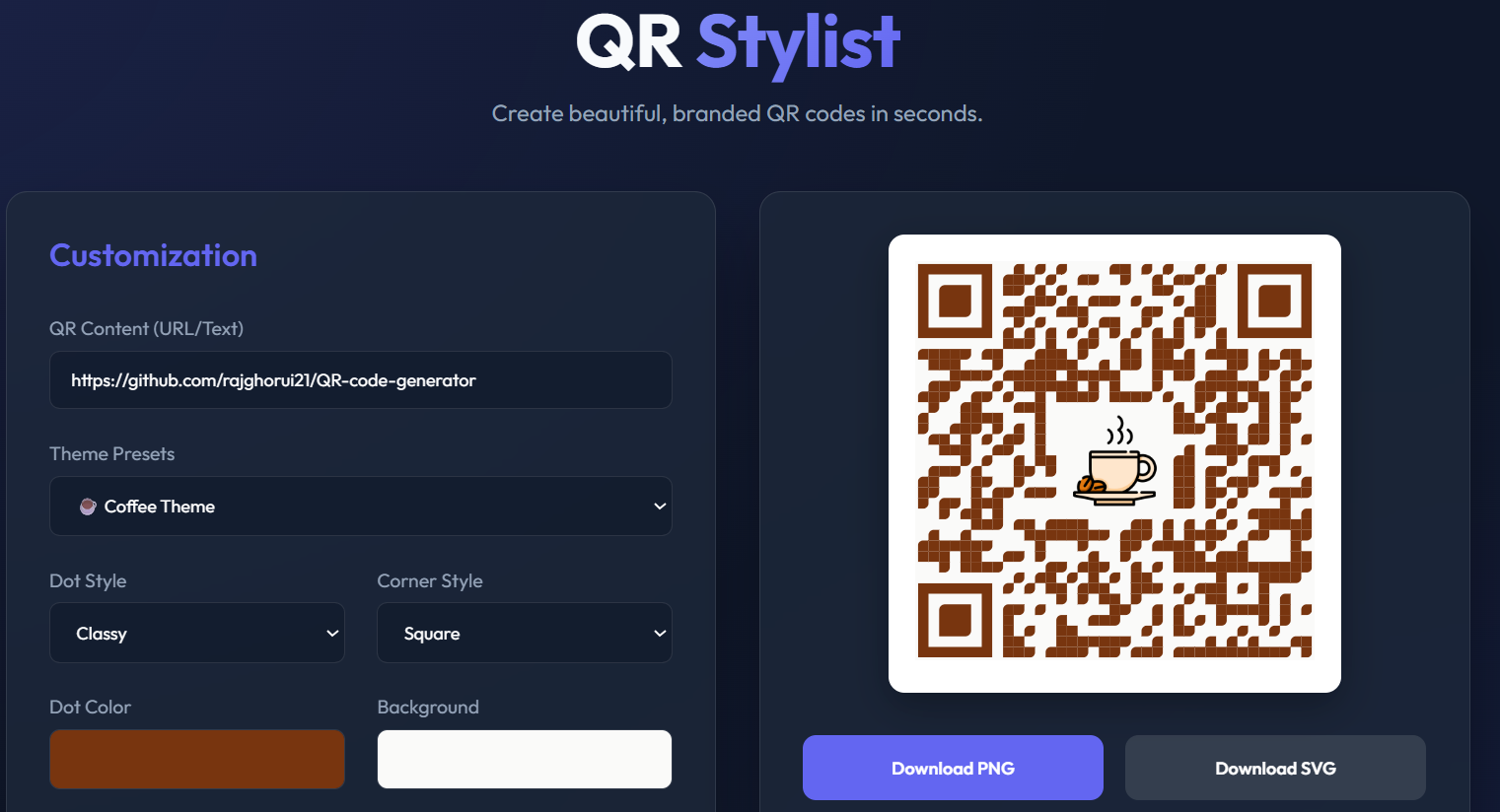 QR Code Generator